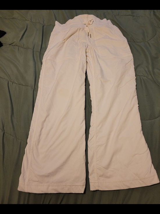 lululemon athletica Pants - lululemon athletica Women's White Track Pants